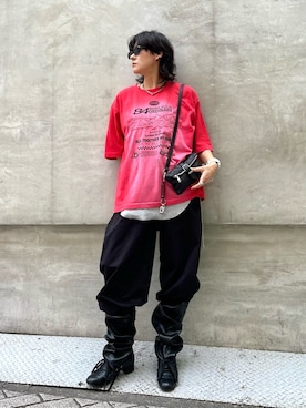 「THE YOn（ザヨン）のアイテム」を使った、Desigual心斎橋STAFFさん（メンズ・160cm）の秋コーディネート