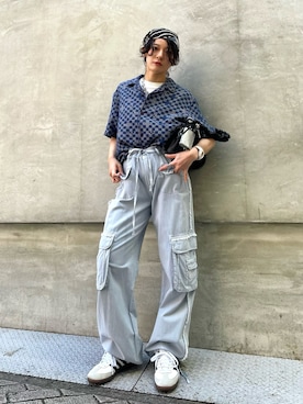 「Desigual（デシグアル）のアイテム」を使った、Desigual心斎橋STAFFさん（メンズ・160cm）の夏コーディネート