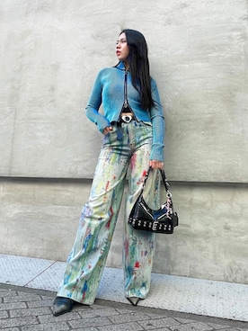 「Desigual（デシグアル）のアイテム」を使った、Desigual心斎橋STAFFさん（レディース・163cm）の春コーディネート