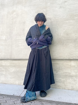 「MA-1」｜Desigual心斎橋STAFFさん（メンズ・160cm）の秋コーディネート