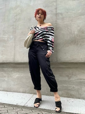 「Desigual（デシグアル）のアイテム」を使った、Desigual心斎橋STAFFさん（レディース・158cm）の春コーディネート