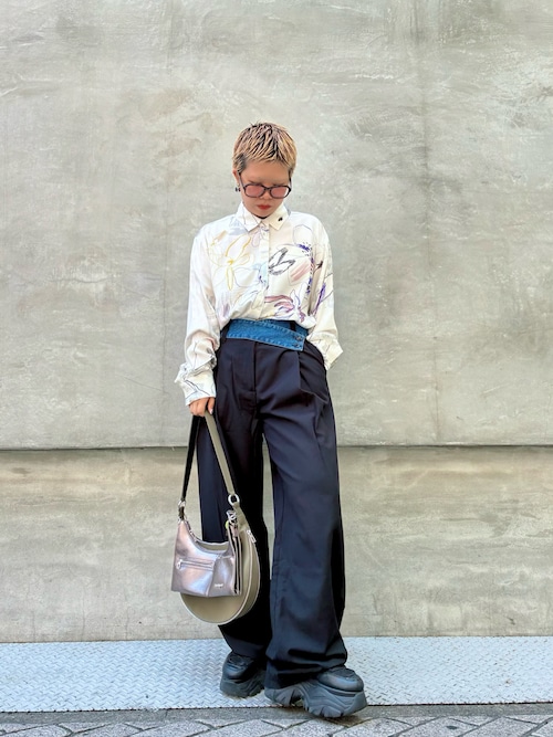 Desigual アートコラージュオーバーサイズシャツ Desigual｜アートコラージュオーバーサイズシャツ | Rakuten