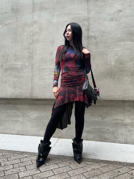 Desigual心斎橋STAFFさん（レディース・163cm）の冬コーディネート