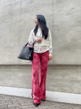 「レタリング」｜Desigual心斎橋STAFFさん（レディース・163cm）の冬コーディネート