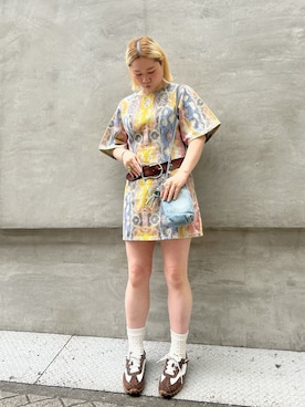 「Desigual（デシグアル）のアイテム」を使った、Desigual心斎橋STAFFさん（レディース・162cm）の春コーディネート