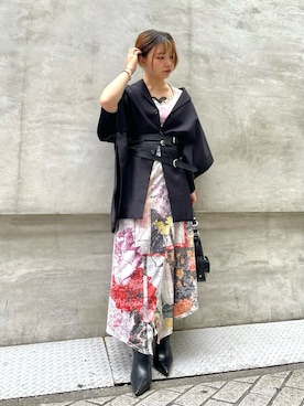 「Desigual（デシグアル）のアイテム」を使った、Desigual心斎橋STAFFさん（レディース・153cm）の夏コーディネート