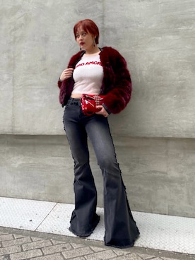 Desigual心斎橋STAFFさん（レディース・158cm）の冬コーディネート