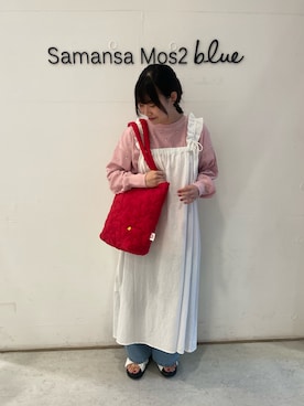 「ehka sopo（エヘカソポ）のくしゅくしゅギンガム厚底サンダル（サンダル）」を使った、wakaさん（レディース・158cm）の夏コーディネート