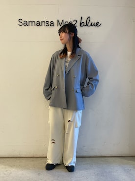 「ehka sopo（エヘカソポ）のアイテム（ジャケット/アウター）」を使った、wakaさん（レディース・158cm）の冬コーディネート