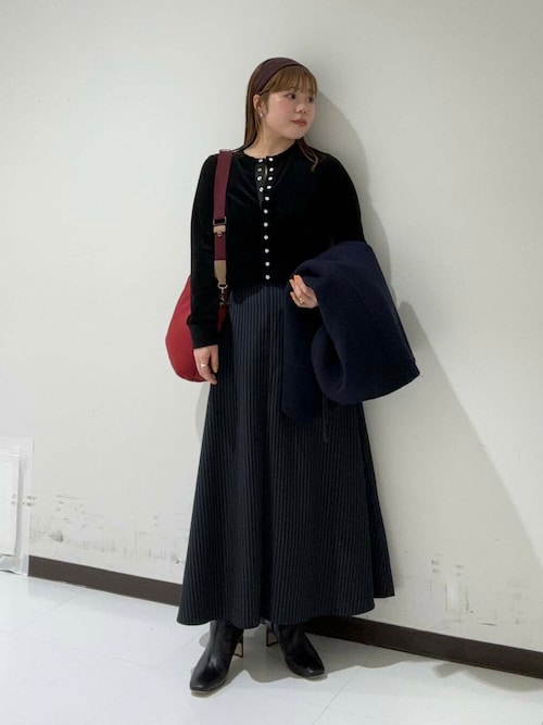 スカート ストライプロングフレアスカート : ZOZOTOWN Yahoo!店 - 通販