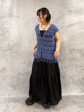 「骨格ナチュラル」｜Sakiさん（レディース・156cm）の夏コーディネート