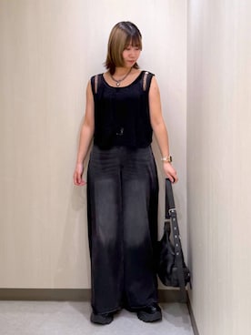 「PAGEBOY」｜「アイテム（アクセサリー）」を使った、Sakiさん（レディース・156cm）の夏コーディネート