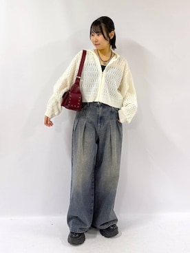 「PAGEBOY（ページボーイ）のアイテム」を使った、Sakiさん（レディース・156cm）の夏コーディネート