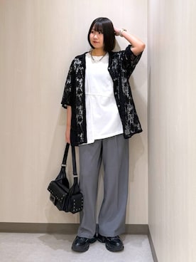 「骨格ナチュラル」｜Sakiさん（レディース・156cm）の夏コーディネート