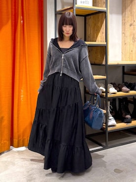 Sakiさん（レディース・156cm）の冬コーディネート