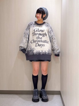 「アイテム（ハンチング/ベレー帽）」を使った、Sakiさん（レディース・156cm・20代）の秋コーディネート