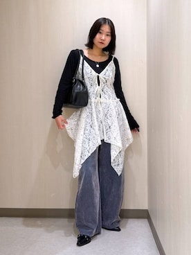 「アイテム（ワンピース）」を使った、Sakiさん（レディース・156cm・20代）の夏コーディネート