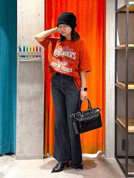 「PAGEBOY（ページボーイ）のアイテム（バッグ）」を使った、Sakiさん（レディース・156cm）の春コーディネート