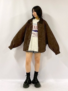 「アイテム（パンツ）」を使った、Sakiさん（レディース・156cm・20代）の秋コーディネート