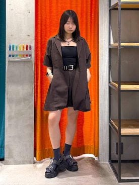 Sakiさん（レディース・156cm）の春コーディネート