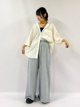 「アイテム（シューズ）」を使った、Sakiさん（レディース・156cm・20代）の夏コーディネート