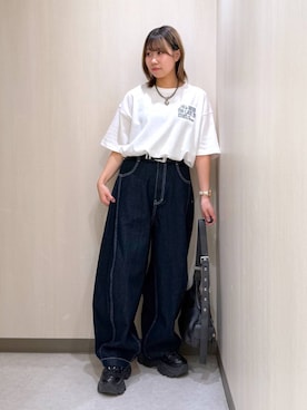 「PAGEBOY」｜Sakiさん（レディース・156cm）の夏コーディネート