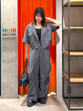 「PAGEBOY（ページボーイ）のアイテム（サンダル）」を使った、Sakiさん（レディース・156cm）の夏コーディネート