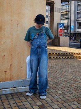 「Lee（リー）のアイテム」を使った、harasho00さん（メンズ・166cm）の夏コーディネート