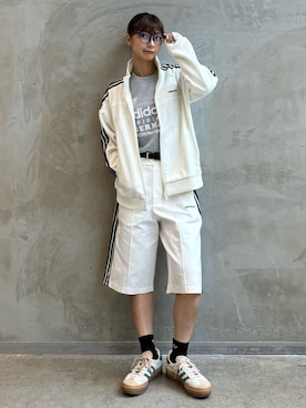 「厚底スニーカー」｜AGさん（レディース・174cm）の夏コーディネート