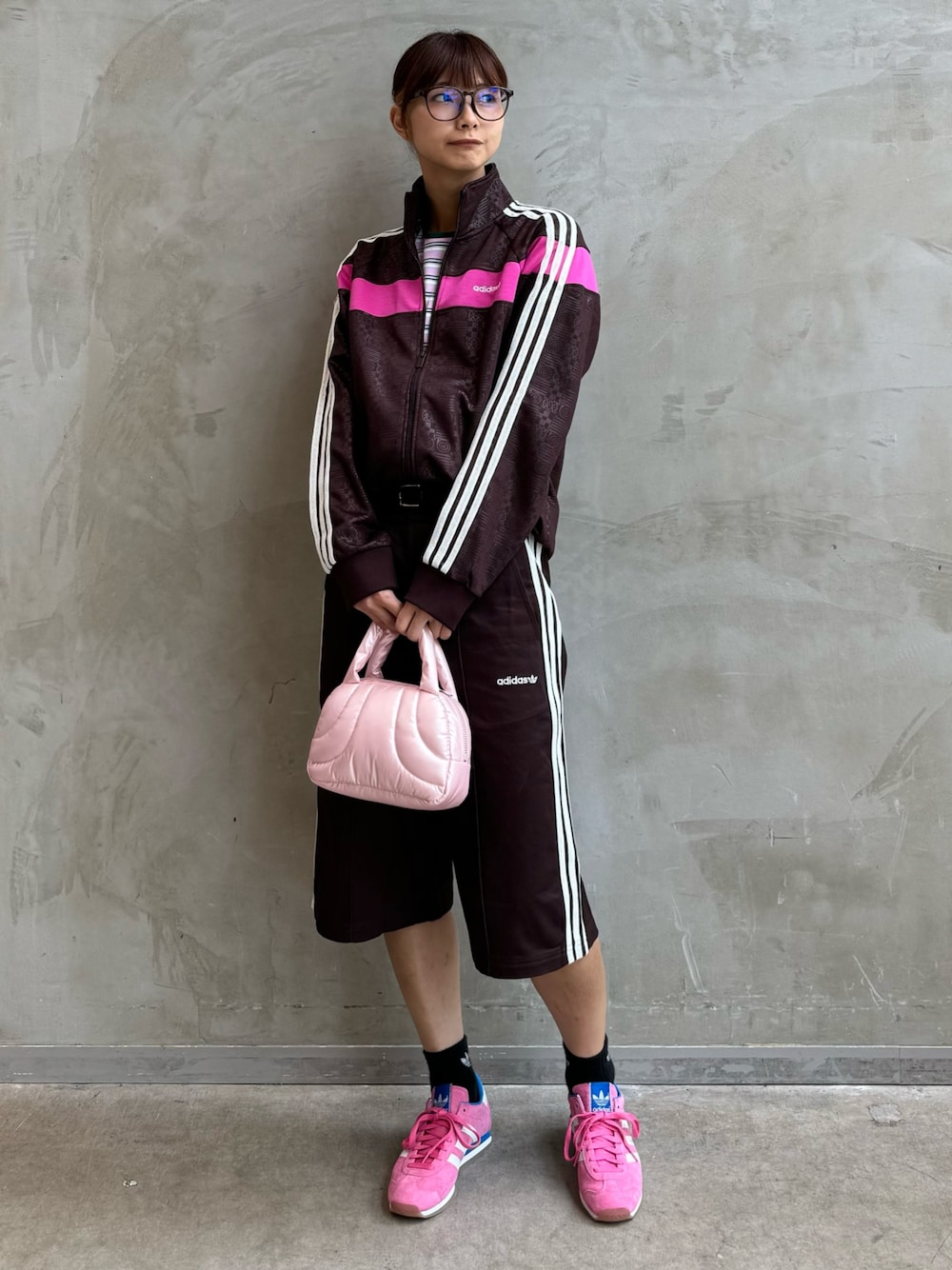 ミニ ボーリングバッグ メタリック、'80s ルーズボタン スリー