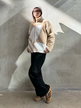 「adidas（アディダス）のアイテム（帽子）」を使った、AGさん（レディース・174cm）の秋コーディネート