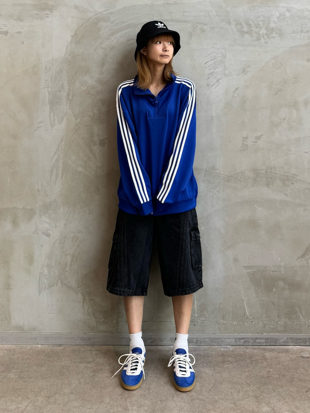 adidas Adilenium シーズン2 デニムカプリショーツ Adilenium シーズン