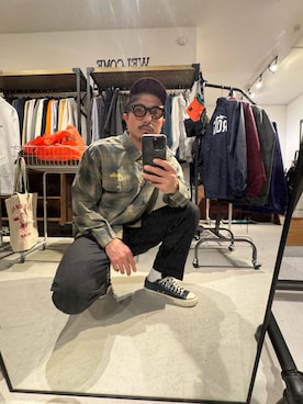 「VIVIFY（ビビファイ）のアイテム」を使った、Yusukeさん（メンズ・170cm）の春コーディネート