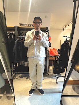 「アイテム（ピアス（片耳用））」を使った、Yusukeさん（メンズ・170cm）の秋コーディネート