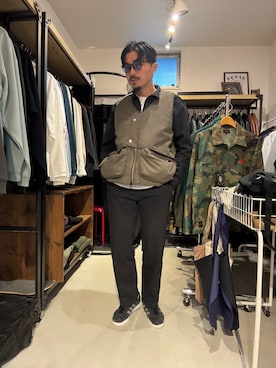 「VIVIFY（ビビファイ）のアイテム」を使った、Yusukeさん（メンズ・170cm）の冬コーディネート