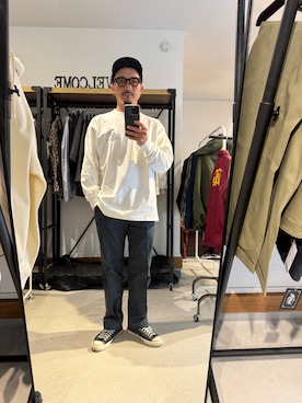 「ROTAR（ローター）のアイテム」を使った、Yusukeさん（メンズ・170cm）の春コーディネート