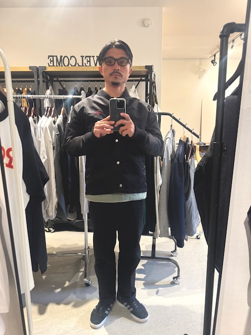 トップス RHC RonHerman military Back satin shirt Back satin