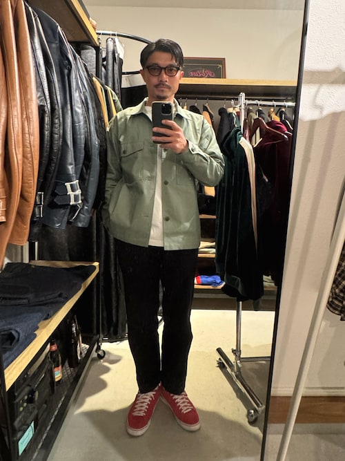 トップス RHC RonHerman military Back satin shirt 楽天市場】Ron Herman ロンハーマン ジャケット サイズ:L 22AW