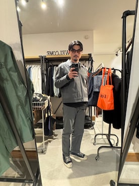 「VIVIFY（ビビファイ）のアイテム」を使った、Yusukeさん（メンズ・170cm）の冬コーディネート