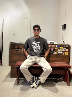 「ROTAR（ローター）のアイテム」を使った、Yusukeさん（メンズ・170cm）の夏コーディネート