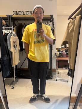 「アイテム（ニットキャップ/ビーニー）」を使った、Yusukeさん（メンズ・170cm）の夏コーディネート