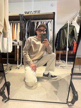 「アイテム（ピアス（片耳用））」を使った、Yusukeさん（メンズ・170cm）の春コーディネート