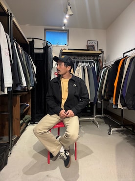 「アイテム（ピアス（片耳用））」を使った、Yusukeさん（メンズ・170cm）の冬コーディネート