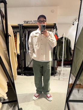 「アイテム（ピアス（片耳用））」を使った、Yusukeさん（メンズ・170cm）の春コーディネート