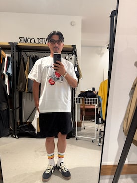 「アイテム（ピアス（片耳用））」を使った、Yusukeさん（メンズ・170cm）の夏コーディネート