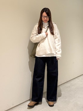 erikaさん（レディース・153cm）の冬コーディネート