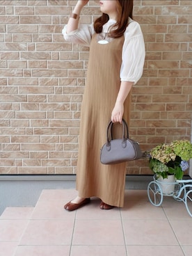 「DONOBAN（ドノバン）のアイテム」を使った、あねもねさん（レディース・153cm）の夏コーディネート
