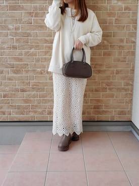 「レイヤードスタイル」｜「しまむら（シマムラ）のアイテム（スウェット）」を使った、あねもねさん（レディース・153cm）の秋コーディネート