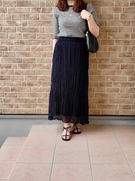 「LASUD（ラシュッド）のアイテム」を使った、あねもねさん（レディース・153cm）の夏コーディネート