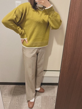 「PRIVATE LABEL（プライベートレーベル）のアイテム（パンプス）」を使った、ぽさん（レディース・158cm）の秋コーディネート